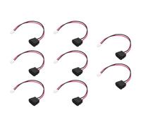 QUARKZMAN 15 Piezas Tipo C Hembra Chasis 2 Pines Cable, 5V 3A Cuadrado USB-C Hembra Zócalo A PH2.0 Terminal Impermeable Cable De Extensión para PC, Lámparas LED, Laptop 4"