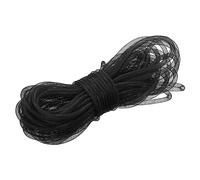 QUARKZMAN 15 Yardas Malla Tubo 1/3 Pulgada Decor Tubing Flex para Tiara, Regalo, Decoraciones de Cumpleaños y Fiesta de Boda, Manualidades - Negro