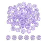 QUARKZMAN 150 Pcs Botones De Costura (15/32") 11.5mm Redondo De Resina Con 4 Agujeros Decorativos Planos Para Manualidades DIY Suéteres Camisas Cardigans Abrigos Pantalones Shorts.