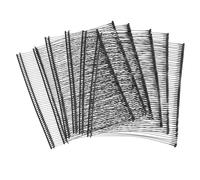 QUARKZMAN 1500 Piezas de Mini Grapas Rápidas, 75mm/2.95" Grapas Rápidas de Micro Stitch para Arreglos Rápidos de Ropa con Pistola de Etiquetado de Puntadas Finas, Negro