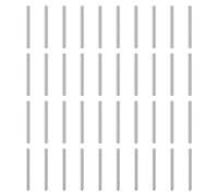 QUARKZMAN 150Pcs Pasadores Espiga 0.6mm x 8mm, 304 304 Acero Inoxidable Pasador Cilíndrico de Cabeza Redonda, Soporte de Ubicación para Estante, Armarios, Muebles, GB831, Plateado