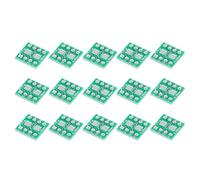 QUARKZMAN 15pcs Adaptador SOIC-8 a DIP-8 0.5x0.5 Pulgadas 8 Pines Verde