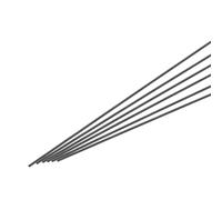 QUARKZMAN 16 Pack de Varilla de Fibra de Carbono, 1mm x 150mm para Herramienta de Bricolaje de Aviones RC, Tubo de Ala de Quadcopter