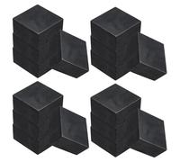 QUARKZMAN 16 Piezas De Almohadillas De Goma Antivibración 2" x 2" x 1" Almohadillas Cuadradas De Amortiguación De Goma Para Lavadora Secadora Aire Acondicionado Compresor