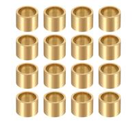 QUARKZMAN 16 Piezas De Cojinetes De Manguito, Diámetro Interno De 8mm X Diámetro Externo De 10mm X Longitud De 8mm, Casquillos Autolubricantes De Bronce Sinterizado