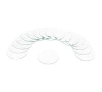 QUARKZMAN 16 Piezas de Cristal de Reloj, Lente de Cristal Redonda de 39.5mm de Diámetro, Piezas de Repuesto para Relojero, Reparación de Relojes, Transparente