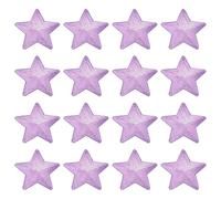 QUARKZMAN 16 Piezas Grandes Parches de Hierro Estrella Lentejuela Parche de Hierro Aplique Bordado Parches Morados Brillantes para Ropa Manualidades Bolsa Pantalones
