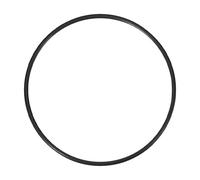 QUARKZMAN 160mm x 150mm x 5mm Nitrilo Goma Juntas Tóricas x 1uds Redondo Junta Arandela para Grifo Plomería Reparación Sellado Conexión [Negro]