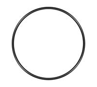 QUARKZMAN 170mm x 160mm x 5mm Nitrilo Goma Juntas Tóricas x 1uds Redondo Junta Arandela para Grifo Plomería Reparación Sellado Conexión [Negro]