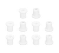 QUARKZMAN 18Pcs Pasacables Arandelas de Goma, Ojales de Cable de Goma de 5mm Agujero de Taladro, Tapones de Agujero para Cortafuegos, Proteger Cables Enchufes, Blanco