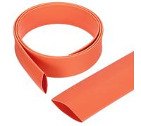 QUARKZMAN 19.1mm Tubo Termorretráctil Impermeable, 3:1 Doble Pared Con Adhesivo Marino para Uso Industrial, Envoltura para Cableado 3ft 3/4 Pulgada, Naranja-1m