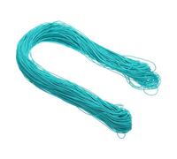 QUARKZMAN 1mm Cordón Encerado 109 Yardas Cordón de Poliéster Encerado Color Cian para Hacer Pulseras, Collares, Bisutería y Manualidades DIY