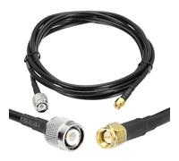 QUARKZMAN 1PCS Cable Coaxial RG58 3ft/0.9 M, Conector SMA Macho a TNC Macho Cable Coaxial 50 Ohm Pérdida Baja para Radio CB, Antena GPS, Radios Wi-Fi, Dispositivos RF