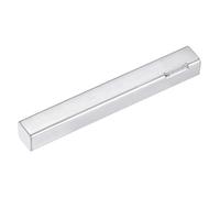QUARKZMAN 1Pcs Eje de Manija de Puerta, Barra de Repuesto para Eje de Manija de Puerta, Repuesto de Eje de Puerta de 65 x 8 mm para Puertas de 12 mm de Grosor, Color Plateado