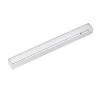 QUARKZMAN 1Pcs Eje de Manija de Puerta, Barra de Repuesto para Eje de Manija de Puerta, Repuesto de Eje de Puerta de 75 x 7 mm para Puertas de 4 mm de Grosor, Color Plateado