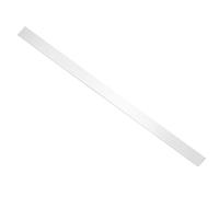 QUARKZMAN 1Pcs Lámina de Acero Inoxidable 304 para Relleno de Huecos, 38 x 760mm Moldura de Metal Autoadhesiva Tira de Cubierta de Huecos para Marco de Espejo Microondas, Plateado
