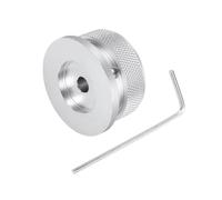 QUARKZMAN 1PCS Perilla de Guitarra de Metal, Perillas de Control de Volumen y Tono 6 x 38 x 20 mm Perillas de Potenciómetro con Llave para Guitarra Eléctrica Bajo, Plateado