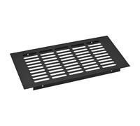 QUARKZMAN 1uds Rectángulo Ventilación Rejilla Aluminio Aleación Malla Aire Ventilación Cubierta Persiana Cubierta para Gabinete Zapatero Gabinete Armario, 300x150mm / 11.81"x5.91"