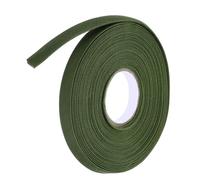 QUARKZMAN 2/5 Pulgada Cinta Al Bies Doble Pliegue Poliéster Continua A Granel Para Coser, Costurar, Acuchetar, Hacer Dobladillos, Encuadernar Manualidades (Verde Militar 10 Yardas)