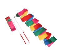 QUARKZMAN 2 Cintas De Baile 78.7" Cintas De Gimnasia Rítmica para Bastón De Bailarina Cintas Giratorias para Danza Artística Entrenamiento De Gimnasia Flame