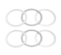 QUARKZMAN 2 Juegos De Cojinetes De Agujas De Empuje NTA6681 Con 4 Arandelas, Cojinetes De Agujas De Acero Cromado, DI 4-1/8", DE 5-1/16", Espesor 3/16"