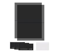 QUARKZMAN 2 Juegos De Película Polarizada, 9.7" Láminas Polarizadas Adhesivas Filtro Polarizador Lineal con Kit De Limpieza Y Raspador para Reparación De Pantallas LCD Educación