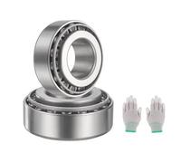 QUARKZMAN 2 Juegos De Rodamientos Cónicos 33208 Cono Y Copa, Diámetro Interior 40mm x Diámetro Exterior 80mm x Ancho 32mm, Juego De Rodamientos De Acero Para Ruedas Con Guantes