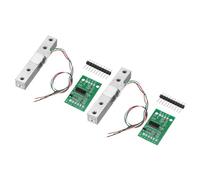 QUARKZMAN 2 Juegos De Sensor De Peso Celda De Carga Digital 10KG + Módulo HX711 Sensor De Pesaje 24 Bits Precisión A/D doble Canal 20x33mm Para Kit De Báscula De Cocina Electrónica