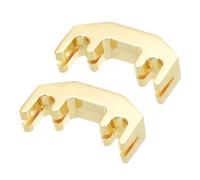 QUARKZMAN 2 Pack Sordina Para Violín Sordina Para Práctica De Violín Silencio Metal Garra Para 1/2 3/4 4/4 Control De Volumen Oro