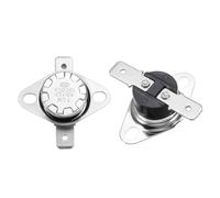 QUARKZMAN 2 Pack Termostato KSD301 80°C/176°F 10A Normalmente Abierto N.O Interruptor De Temperatura De Disco Ajustable, Interruptor De Corte Térmico Para Material De Baquelita