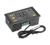 QUARKZMAN 2 Pack W-3230 10A AC 110-220V Controlador Digital De Temperatura LED Termostato Interruptor De Control De Calefacción Y Refrigeración Para Nevera Invernadero Granja