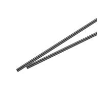 QUARKZMAN 2 Paquete de Varilla de Fibra de Carbono, 4mm x 150mm para Herramienta de Bricolaje de Aviones RC, Tubo de Ala de Quadcopter