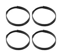 QUARKZMAN 2 Pares De Tiras Para Zapatos De Tacón Alto Tira De Talón Elástica Desmontable Para Mujeres Sandalias De Tacón Alto Zapatillas Zapatos Sueltos Anti-Suelto Negro Mate
