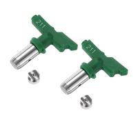 QUARKZMAN 2 Pcs de Puntas de Pulverización Reversibles para Pulverizador sin Aire 211 Consejos de Boquilla de Pulverización de Pintura Pcs de Máquina Pulverizadora para Hogar Jardín, Verde