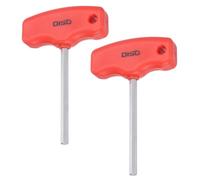 QUARKZMAN 2 pcs Llave Hexagonal con Mango en T 5mm Métrica Llave de Tubo Hexagonal Llaves de Espiga Herramienta de Reparación para Mantenimiento Automotriz y del Hogar
