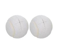 QUARKZMAN 2 Pcs Pelotas De Tenis Precortadas para Andadores, Accesorios Universales De Pelotas Deslizantes para Patas De Muebles Y Protección De Pisos, Blanco