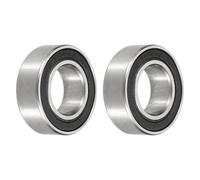 QUARKZMAN 2 Pcs Rodamientos Bolas No Estándar 163010-2RS 16mm Diámetro Interno X 30mm Diámetro Externo X 10mm Grosor Rodamientos De Acero Cromado Con Doble Sello De Goma.