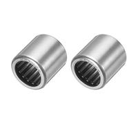 QUARKZMAN 2 Pcs Rodamientos De Agujas, HK1522 Diámetro Interior 15mm Diámetro Exterior 21mm Ancho 22mm Rodamientos De Pista De Acero De Extremo Abierto, Tractor De Césped, Automoción