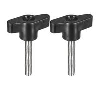 QUARKZMAN 2 Pcs Tornillo de Sujeción, M6 x 35mm Tornillos de Pulgar en Forma de T de Acero Inoxidable 304 para Reemplazo Rápido de Perilla de Apriete Manual