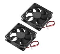QUARKZMAN 2 Pcs Ventilador De Enfriamiento Sin Escobillas DC12V DC12V 0.4A 90x90x25mm 2Pin 2Wire Alta Velocidad Silencioso Para Impresora 3D Caja De Computadora Equipo De Video 3000-4600RPM