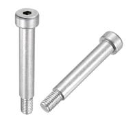 QUARKZMAN 2 pernos de hombro de acero inoxidable 304 de 12 mm de diámetro y 60 mm de longitud, rosca M10 x 1,5, con cabeza hueca hexagonal, para maquinaria de moldeo por inyección hidráulica