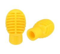QUARKZMAN 2 Pezzi Smorzatori Per Bacchette Accessori Per Bacchette Giallo