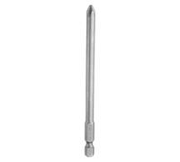 QUARKZMAN #2 Phillips Punta de Destornillador, PH2 Puntas Atornillador Imantada Cruzada Magnética S2 Acero 1/4" Vástago Hexagonal Brocas de Taladro Industrial, 110mm x 6mm (L*D）