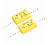 QUARKZMAN 2 Piezas 10uF Condensador Divisor De Alta Frecuencia 279V Condensadores De Audio Para Altavoces No Polarizados De Polipropileno MKP