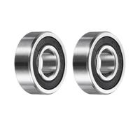 QUARKZMAN 2 Piezas 153712-2RS Rodamientos De Bolas 15mm Diámetro Interno | No Estándar, 37mm Diámetro Externo x 12mm Espesor, Rodamientos De Acero Cromado, Con Doble Sello De Goma