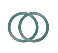 QUARKZMAN 2 Piezas Anillo Adaptador Magnético, Kit De Conversión para Cargador Inalámbrico Magnético Universal Anillo Adhesivo para Funda De Teléfono, Verde