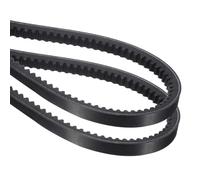 QUARKZMAN 2 Piezas AX124 Correa En V De EPDM Borde Crudo Dentada Correa Industrial De Goma 1/2" Ancho X 126" Circunferencia Externa