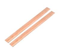 QUARKZMAN 2 Piezas Barra Plana De Cobre 8" x 4/5", Grosor 1/16" Para Sistemas De Puesta A Tierra Y Proyectos Arquitectónicos