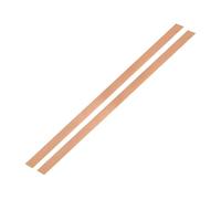 QUARKZMAN 2 Piezas Barra Plana De Cobre De 15.8" X 3/5", Grosor De 3/64 Para Sistemas De Puesta A Tierra Y Proyectos Arquitectónicos