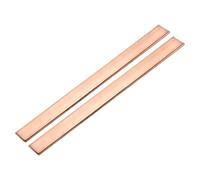 QUARKZMAN 2 Piezas Barra Plana De Cobre De 8" X 4/5", Grosor De 5/32" Barra De Cobre Para Sistemas De Puesta A Tierra Proyectos Arquitectónicos
